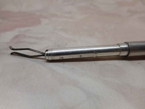 SOLD……A white metal mechanical pen/ pencil / pick  / letter scale. 1842 John Sheldon