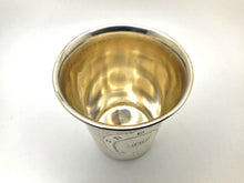 Load image into Gallery viewer, A Continental silver beaker with horseshoe design. 19thc
