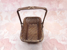 Load image into Gallery viewer, A small ( 12 x 8 cm ) ormolu mounted wicker work basket. French c 1860.
