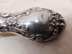 SOLD.....A silver handled sealing wax holder. Hall marked 1901.