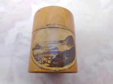 Load image into Gallery viewer, A Mauchline Ware cotton reel / spool box. c 1880
