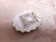 Load image into Gallery viewer, Antique pierced mother of pearl box.
