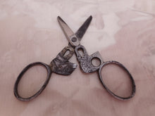 Load image into Gallery viewer, German swan handled, cheroot cutter scissors. c 1900
