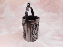 Load image into Gallery viewer, A steel thimble bucket from a chatelaine. c 1840
