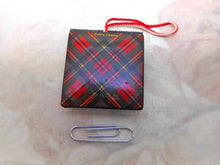 Load image into Gallery viewer, A Tartan Ware needle case. Prince Charles tartan. circa 1860
