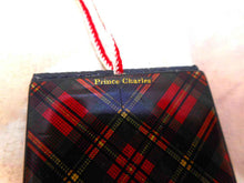 Load image into Gallery viewer, A Tartan Ware needle case in the form of a book . Prince Charles tartan. c 1860
