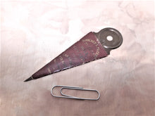 Load image into Gallery viewer, An unusual metal buttonhole cutter. &#39;Walker&#39;s Patent&#39; wrapper. 19thc
