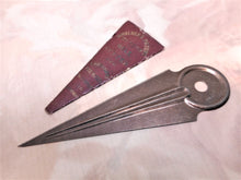 Load image into Gallery viewer, An unusual metal buttonhole cutter. &#39;Walker&#39;s Patent&#39; wrapper. 19thc
