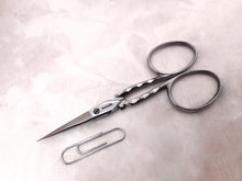 Load image into Gallery viewer, French steel embroidery scissors. 19thc
