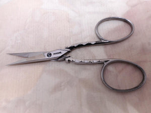 SOLD…..French cut steel scissors. Nogent cutler. 19thc