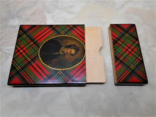 Load image into Gallery viewer, A Tartan Ware visiting card case. Mary Queen of Scots. c 1850
