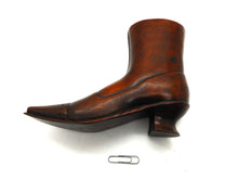 Load image into Gallery viewer, SOLD.......A large table snuff box in the shape of a boot. c 1870
