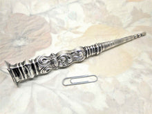 Load image into Gallery viewer, A Dutch embossed silver knitting sheath. 19th century.
