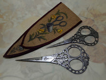 Load image into Gallery viewer, SOLD…  Two pairs of Italian cut steel scissors. c 1900
