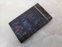 Load image into Gallery viewer, A fine tortoiseshell card case with the design of a pagoda. c 1850
