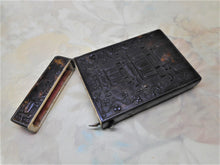 Load image into Gallery viewer, A fine tortoiseshell card case with the design of a pagoda. c 1850
