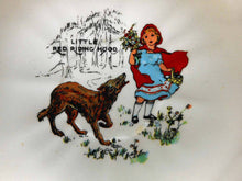 Load image into Gallery viewer, A toy plate. &#39;Little Red Riding Hood&#39; fairy tale. c 1900
