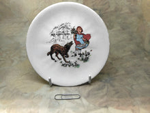 Load image into Gallery viewer, A child&#39;s plate with print from Little Red Riding Hood.
