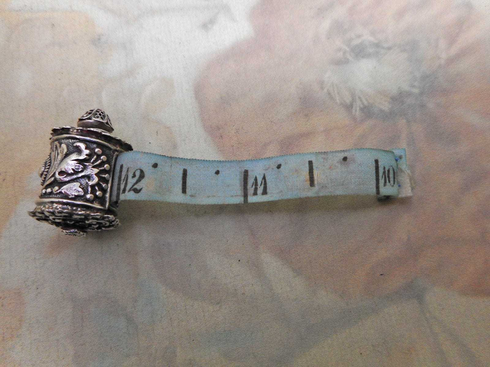 Antique Silver Plated Fish Tape Measure.  Antiques, Vintage sewing,  Antique silver