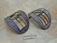 Load image into Gallery viewer, A pair of antique shoe buckles. 19thc
