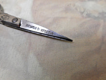 Load image into Gallery viewer, A pair of pierced steel scissors. 'Ricordo di Venezia' c1900-1920.
