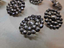 Load image into Gallery viewer, SOLD……Nine small buttons with riveted steel studs. c 1840.
