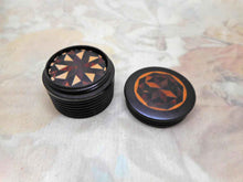 Load image into Gallery viewer, SOLD........A rare Tunbridge Ware gaming counters and box. c 1840
