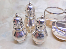 Load image into Gallery viewer, A miniature sterling silver cruet made to an 18th century design.
