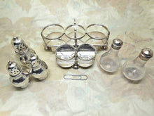 Load image into Gallery viewer, A miniature sterling silver cruet made to an 18th century design.
