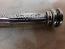 Load image into Gallery viewer, A silver pen / pencil. Wilmot &amp; Co maker. mid 19thc
