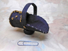 Load image into Gallery viewer, A charming little &#39;coal scuttle&#39; reel holder. c 1840
