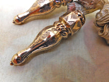 Load image into Gallery viewer, SOLD......A pair of gold knitting needle covers. Dutch c 1860
