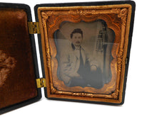 Load image into Gallery viewer, A Union Case with daguerreotype photograph. 19thc
