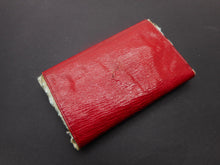 Load image into Gallery viewer, SOLD……A Georgian red leather wallet for embroidery silks. c 1800
