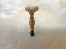 Load image into Gallery viewer, A miniature bone letter seal. French c 1860 Doll House.
