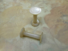 Load image into Gallery viewer, A rare pair of mother of pearl Palais Royal reels /spools. c 1820
