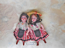 Load image into Gallery viewer, Two little dolls. German c1910.
