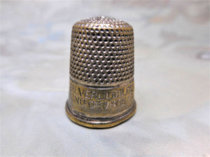 Two commemorative thimbles George V & Queen Mary's Jubilee 1935